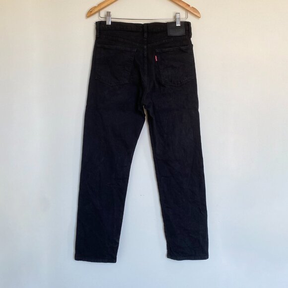 Levi's Wedgie Straight Fit Womens Jeans, Size 27, Black Sprout - Picture 6 of 14